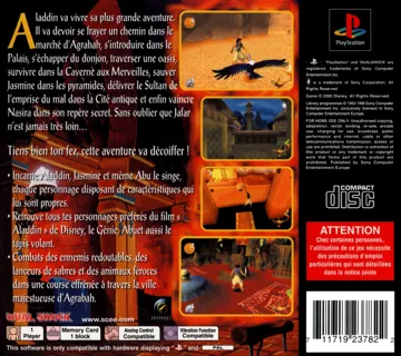 Disney Aladdin - La Revanche de Nasira (FR) box cover back